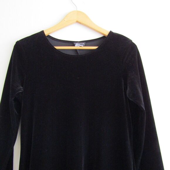 My Michelle Dress Large Black Vintage Velvet Fairy Whimsigoth Grunge Gothic - Picture 2 of 10